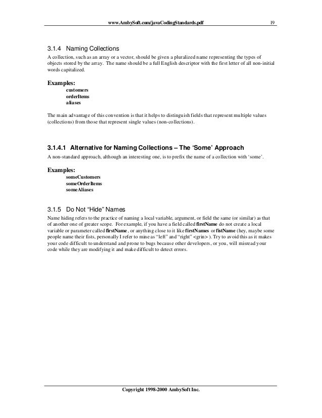 sun coding conventions pdf free